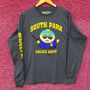 South Park Police Dept. Eric Cartman - Respect My Authority - Long Sleeve T-Shir
